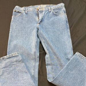 Wrangler Light Blue Straight Leg Jeans 35x34